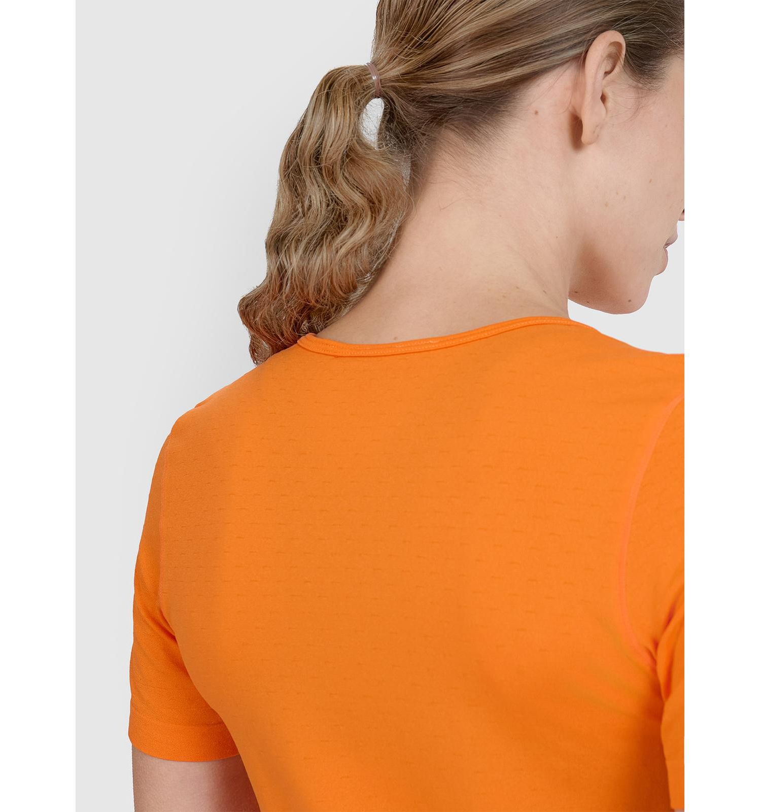 Women's Running Interlock-Knit Short-Sleeve Crewneck T-Shirt