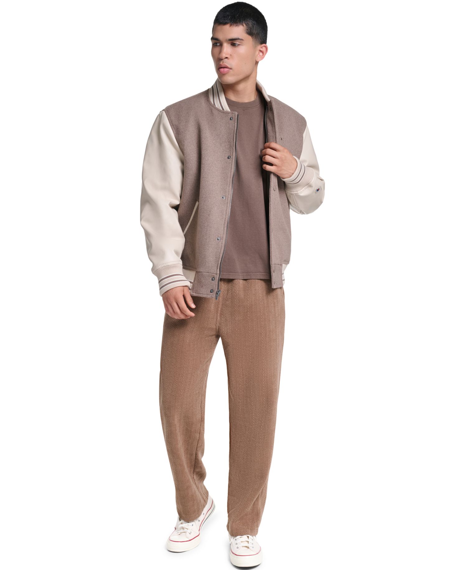 Men's Wool Blend Varsity Jacket