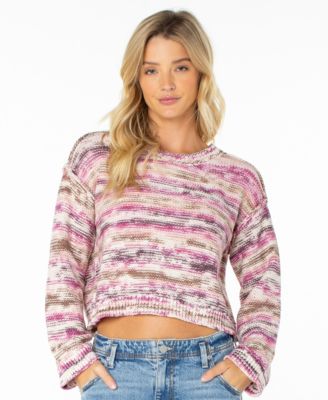 Women's Swell Season Striped Cropped Sweater