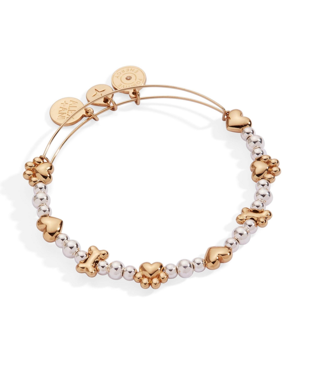 Alex and Ani Puppy Love Beaded Bangle