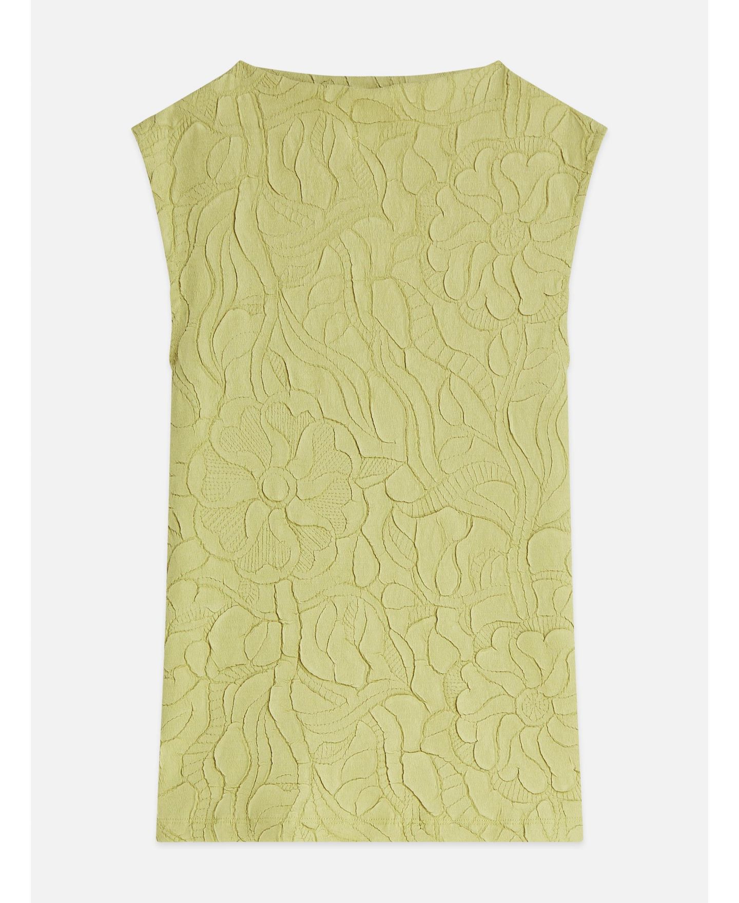 Женский топ SCOTCH & SODA Embossed Pleat Mock Neck, цвет: Beechnut — фото 4