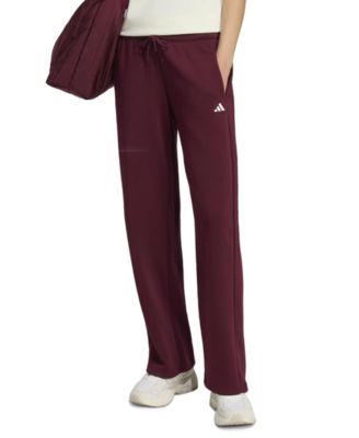 Women's Essentials Small Logo Feel Cozy Open Hem Pants