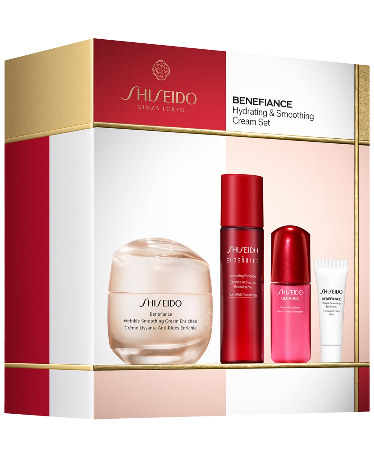 Shiseido 4-Piece Benefiance Hydrating & Smoothing Cream Set