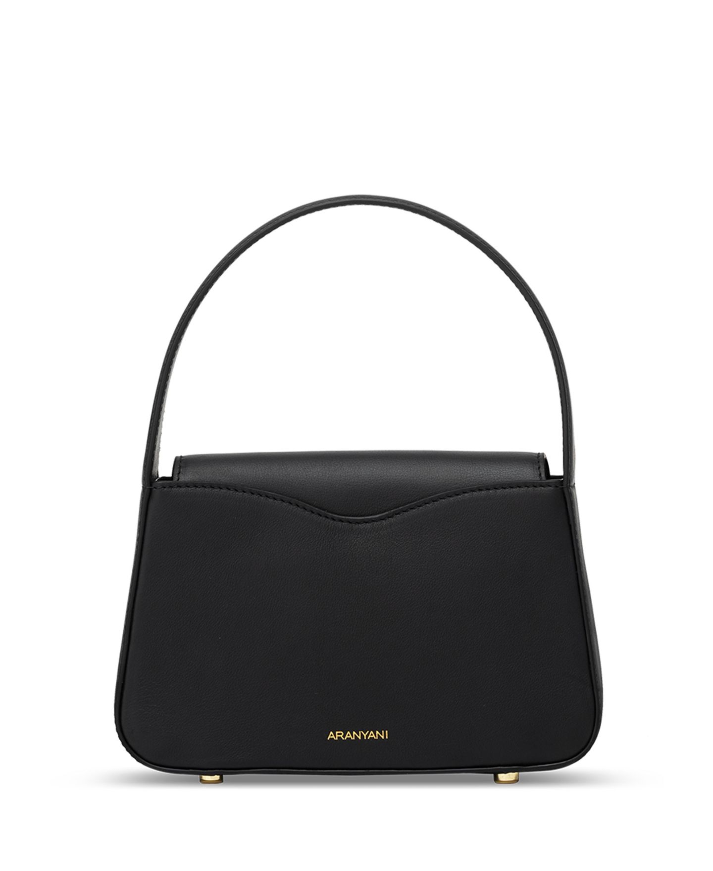 Женская сумка Aranyani Bella Italian Calf Leather Handbag, цвет: Обсидиановый — фото 2