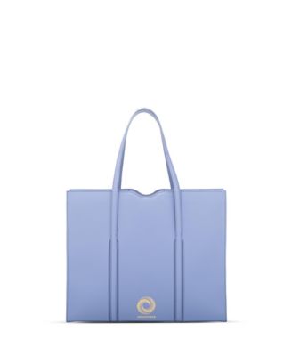 Akshaya 16 Italian Leather Tote Bag with 24K Gold Monogram