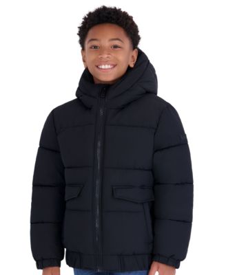 Boys' 8-20 Heavy Weight Ripstop Puffer Hooded Jacket