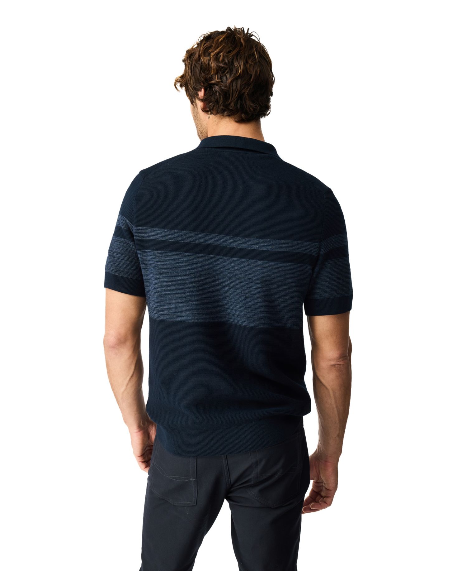 Men's Mount Albert Cotton Knitted Polo Shirt