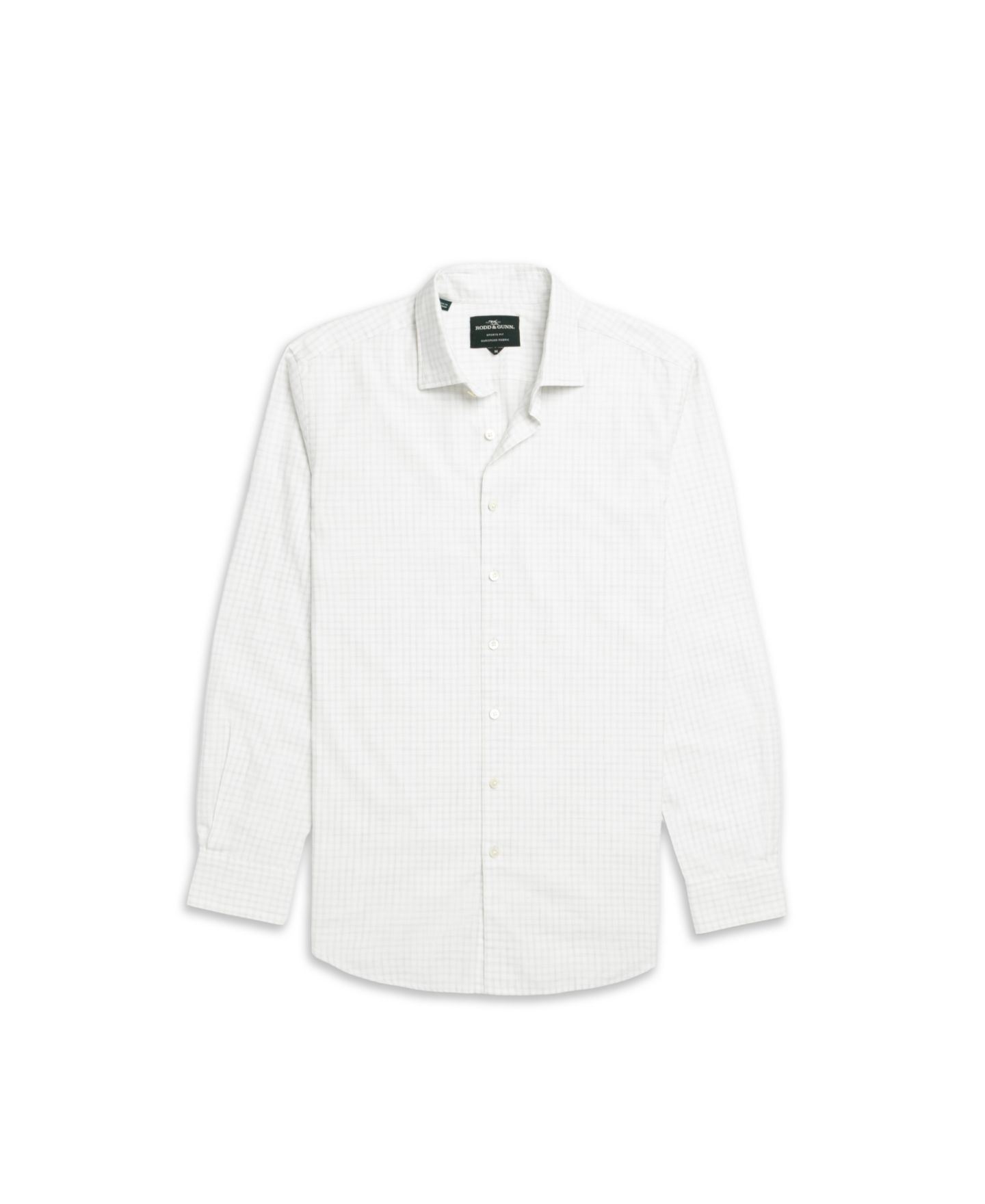 Мужская рубашка Rodd & Gunn Mt. Stafford Slim Fit Cotton, цвет: Фарфоровый — фото 2