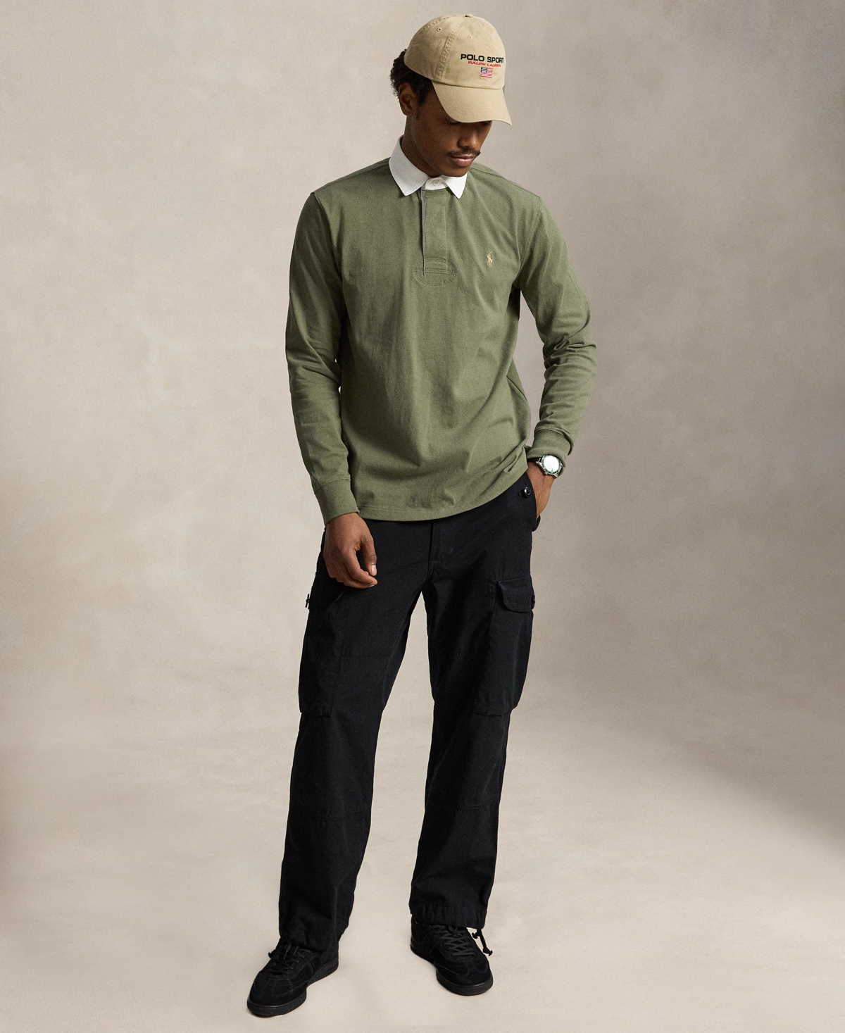 Polo Ralph Lauren Men's The Iconic Rugby Collar Shirt