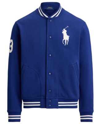 Polo Ralph Lauren Men's Big Pony Fleece Baseball Jacket - Macy's