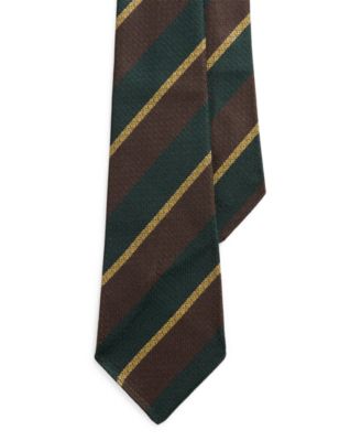 Men's Vintage-Inspired Striped Silk Tie