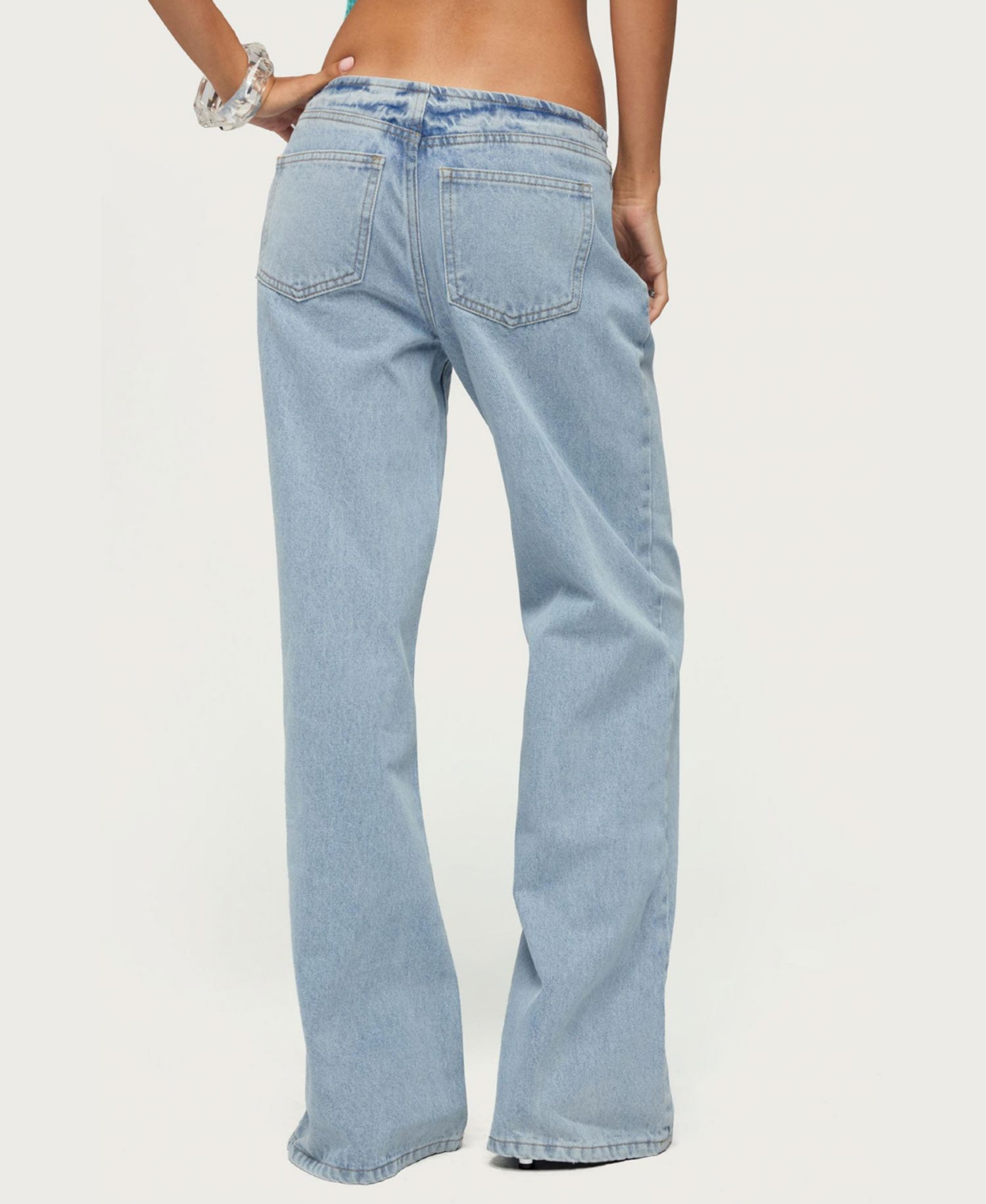 Women's Veya Low-Rise Baggy & Relaxed-Fit Jeans