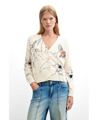 Women's Floral print cardigan