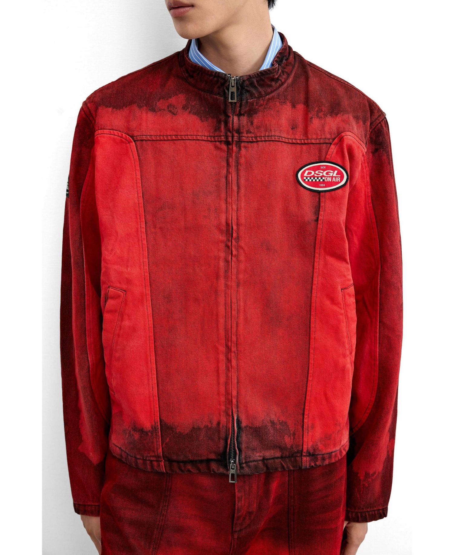 Men's Two-tone racing jacket
