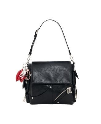 Women's Small Faux Leather Backpack