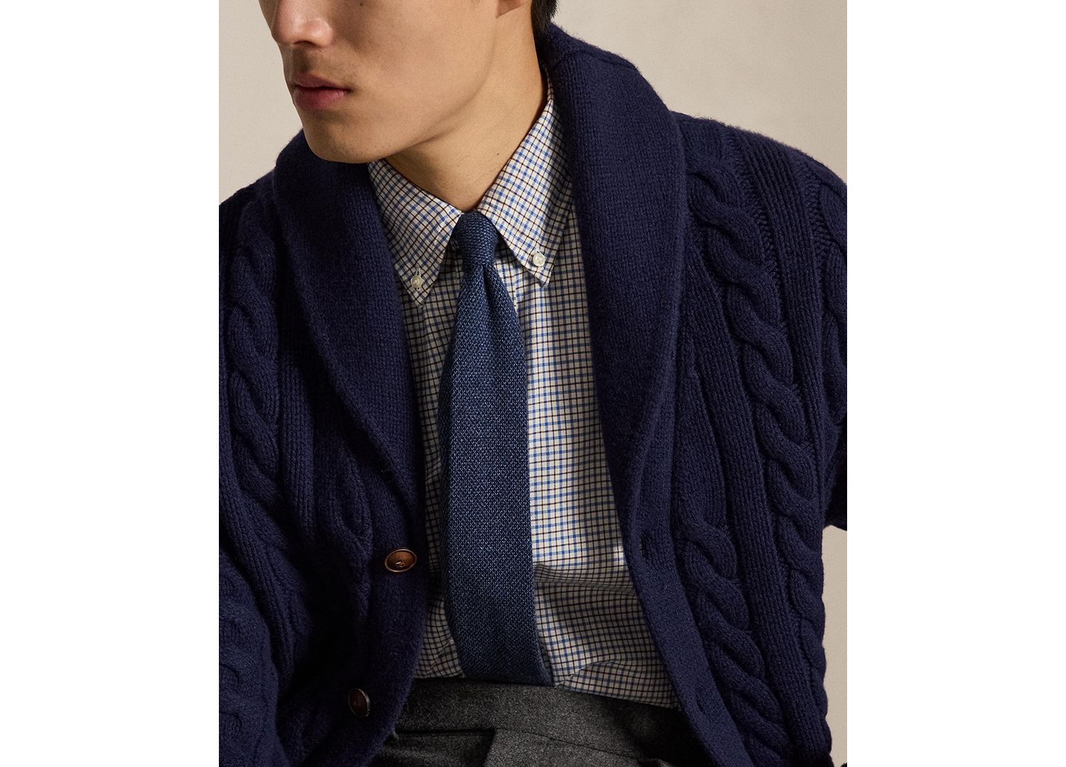 Men's Classic-Fit Plaid Twill Shirt