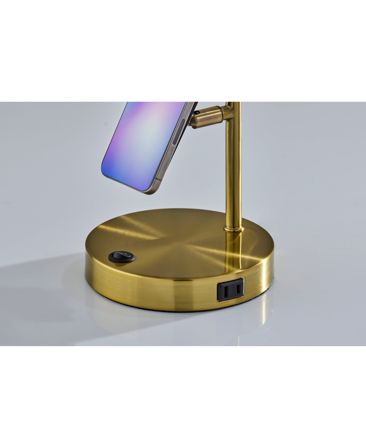 Adesso 22" Metal Wyatt Supercharger Desk Lamp