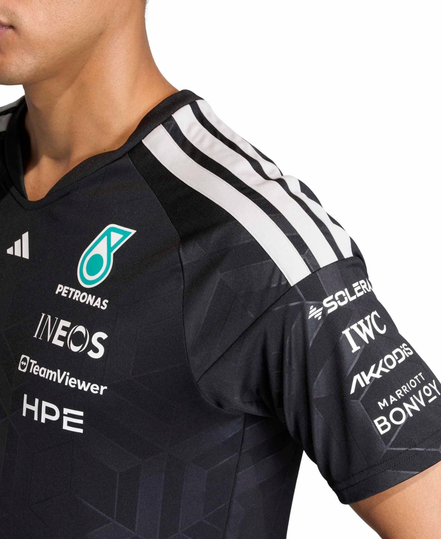 Men's Black Mercedes-AMG Petronas F1 Team 2026 Driver Authentic Jersey
