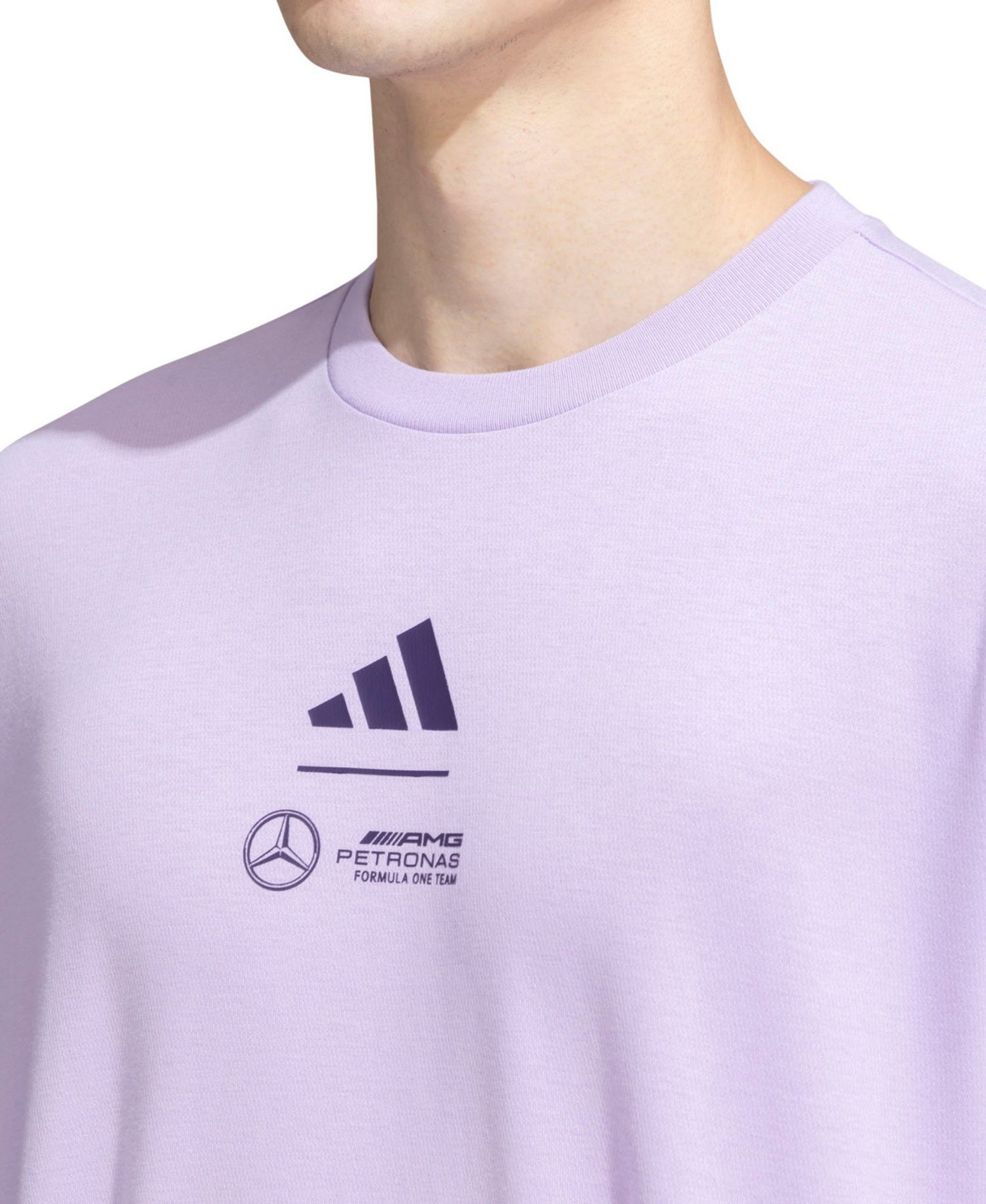 Men's Purple Mercedes-AMG Petronas F1 Team Premium Woven T-Shirt