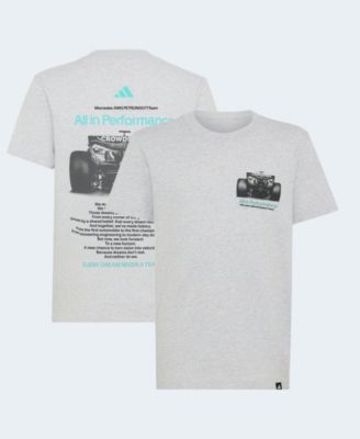 Big Boys and Girls Gray Mercedes-AMG Petronas F1 Team Graphic T-Shirt