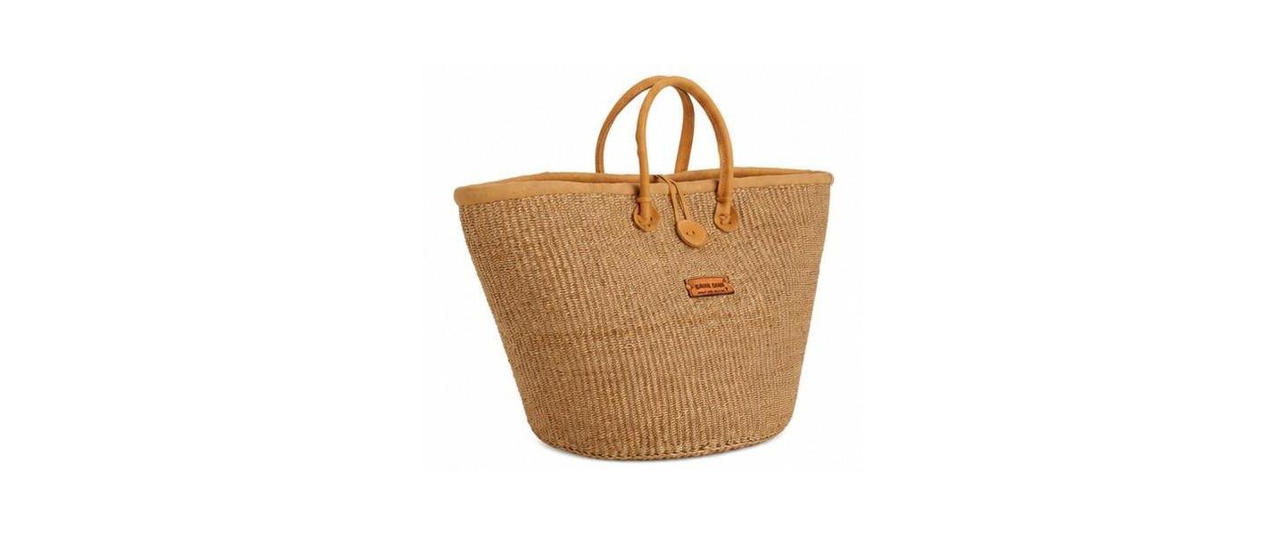 Женская сумка SAWA SAWA Life Handmade Sisal Market Basket Tote, цвет: Коричневый — фото 2