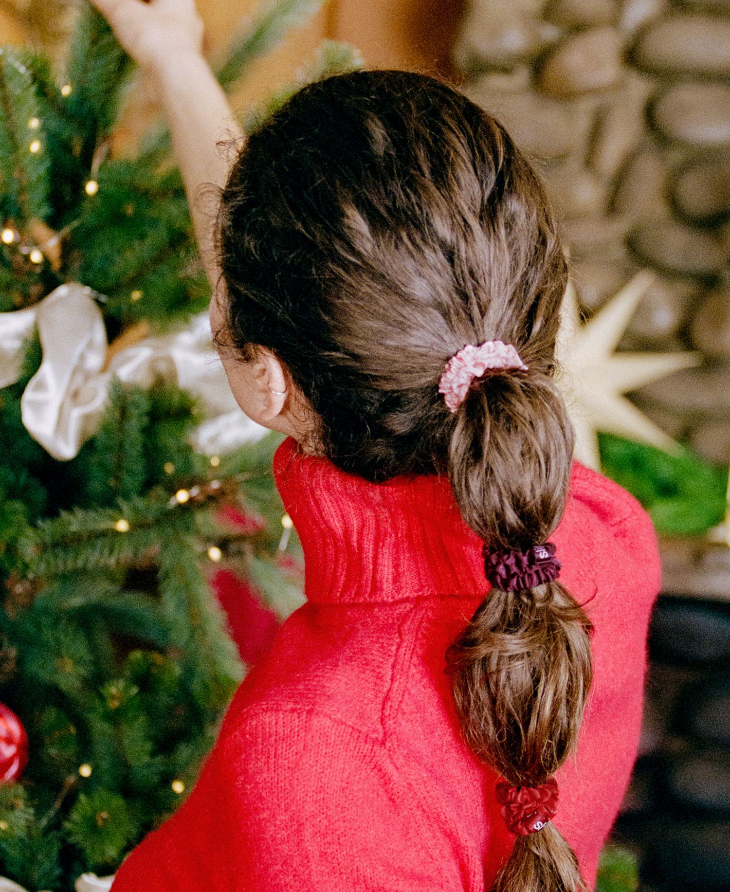3-Piece Pure Silk Skinny Scrunchie Trio Set