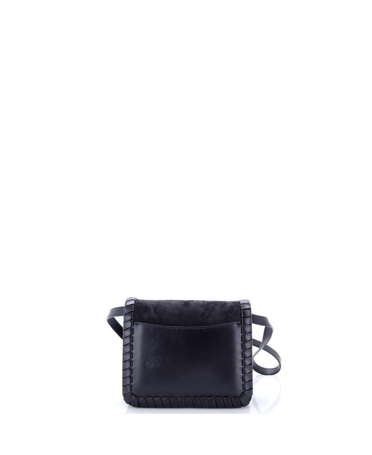 Pre-Owned Chloe Kattie Crossbody Bag Whipstitch Suede