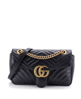 Small GG Marmont Flap Bag Matelasse Leather