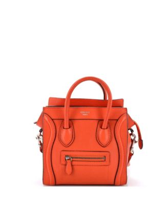 Nano Luggage Bag Grainy Leather