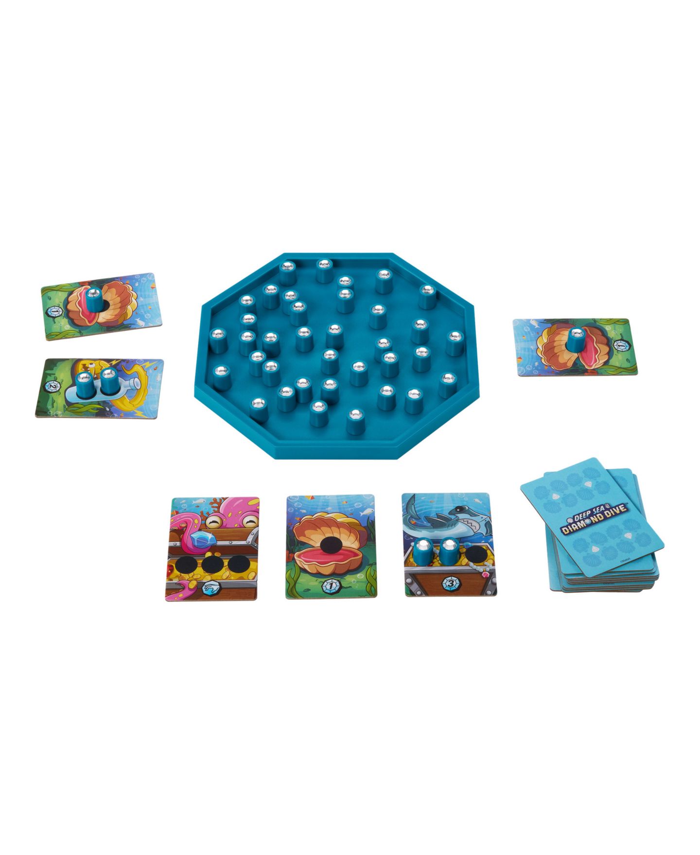 Детская настольная игра Mattel Deep Sea Diamond Dive Family Board Game, от 6 лет — фото 5