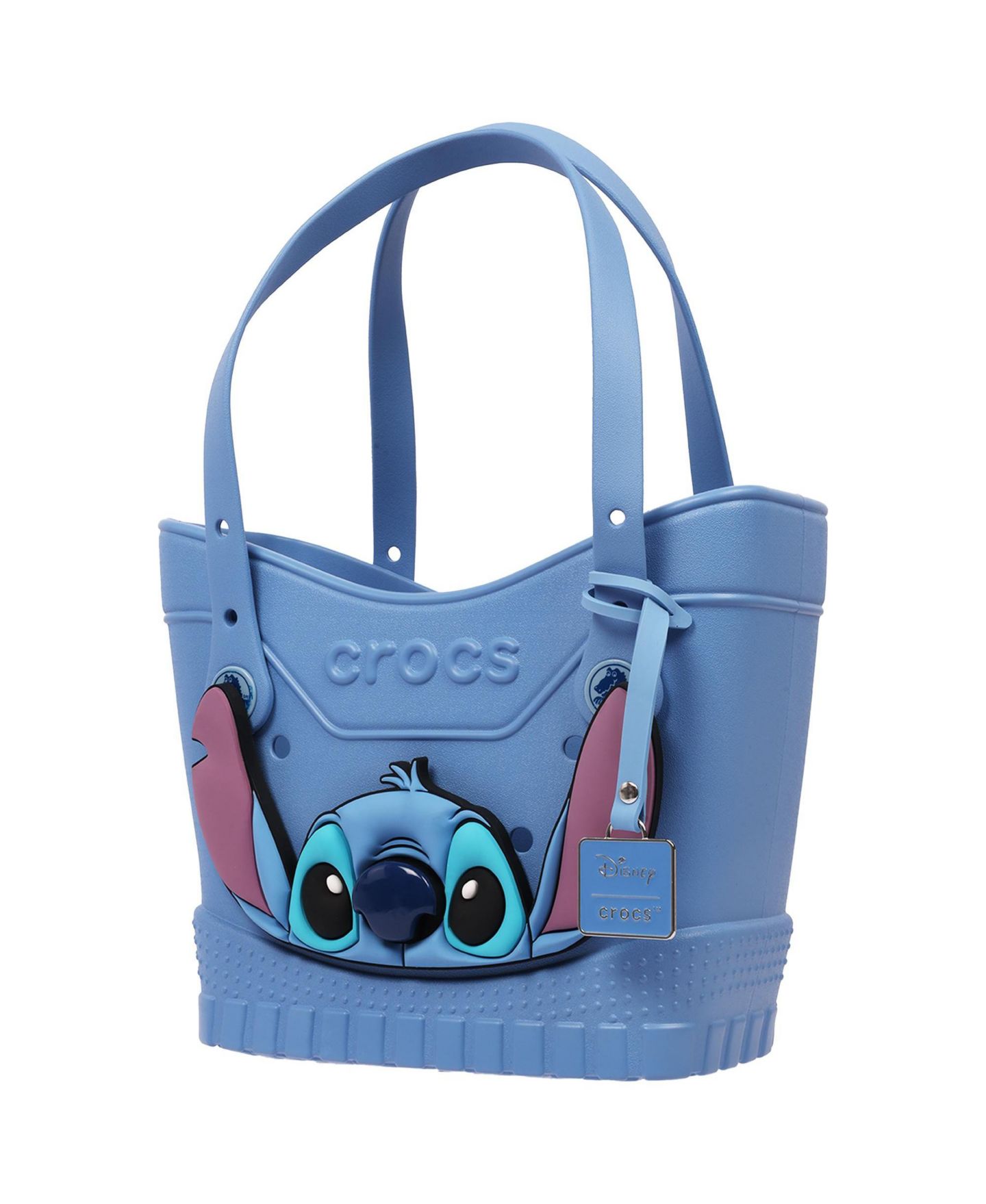Женская сумка-тоут Crocs Disney Stitch Classic, цвет: Синий — фото 3