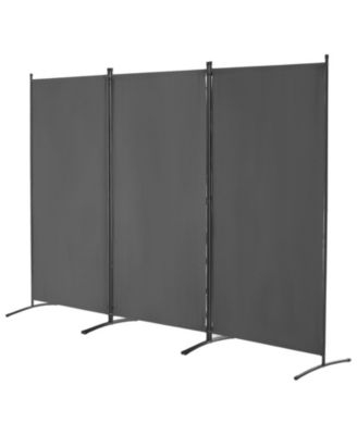 Folding Room Divider 3 Panel Privacy Screen, Freestanding Partition for Bedroom Study Office
