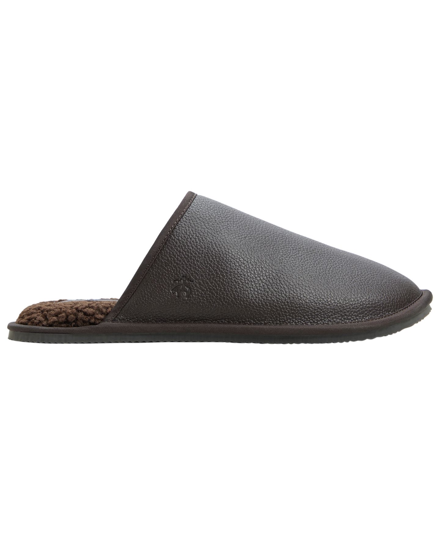 Мужские тапочки Brooks Brothers Drew Cozy Slippers, цвет: Тёмный коричневый — фото 2