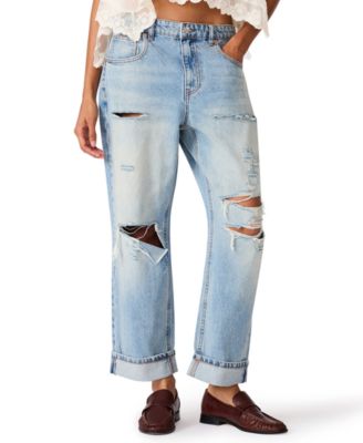 Women's Low-Rise Boyfriend Jeans