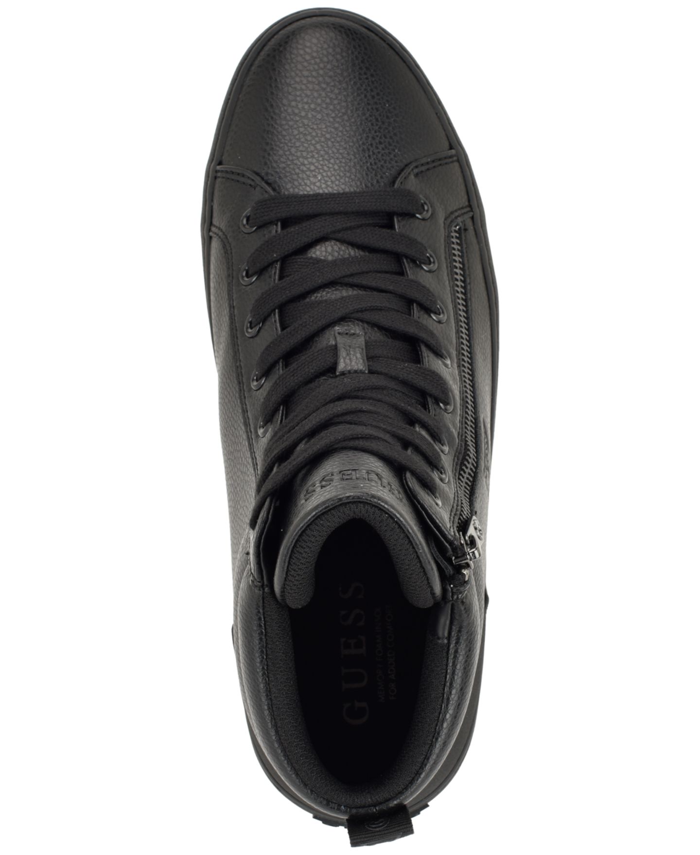 Мужские кроссовки GUESS Perilo High-Top, цвет: Чёрный — фото 4
