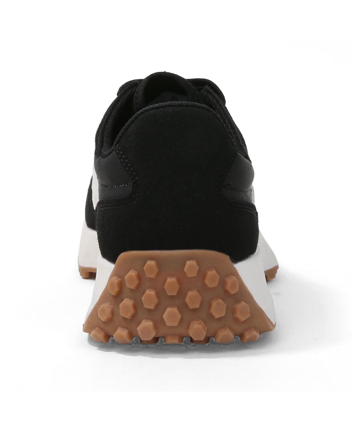 Женские кроссовки BERNESS Luca Retro Platform Sneakers with Waffle Texture Outsole, цвет: Чёрный — фото 3