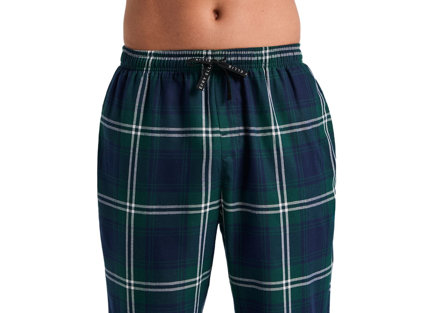 Men's Flannel Plaid Drawstring Sleep Pants