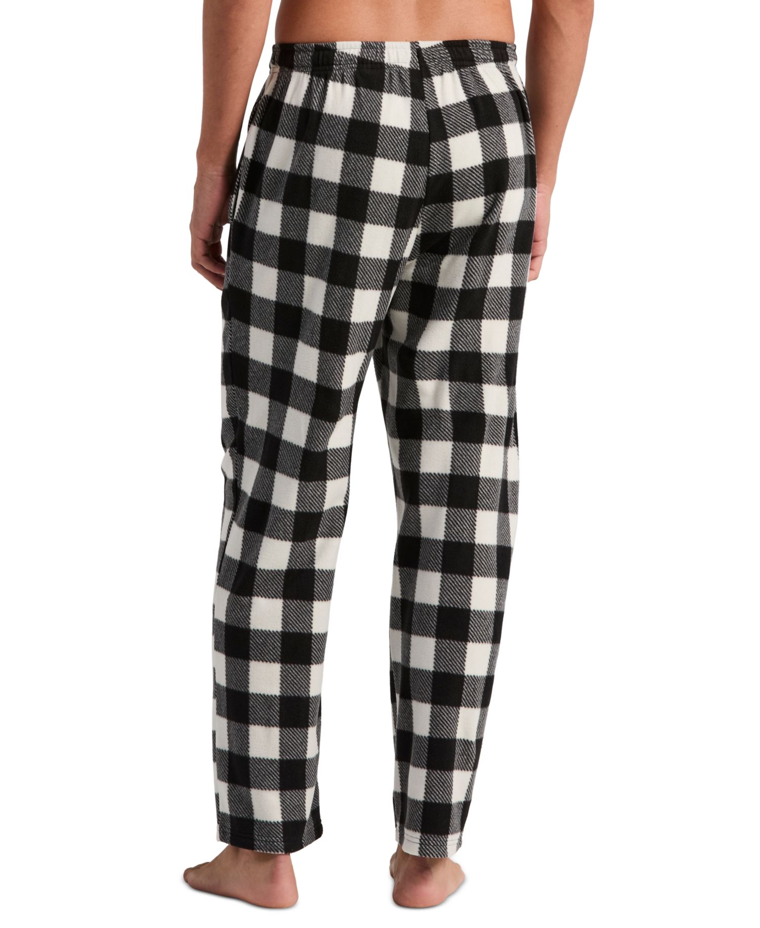 Men's Fleece Buffalo Plaid Sleep Pants