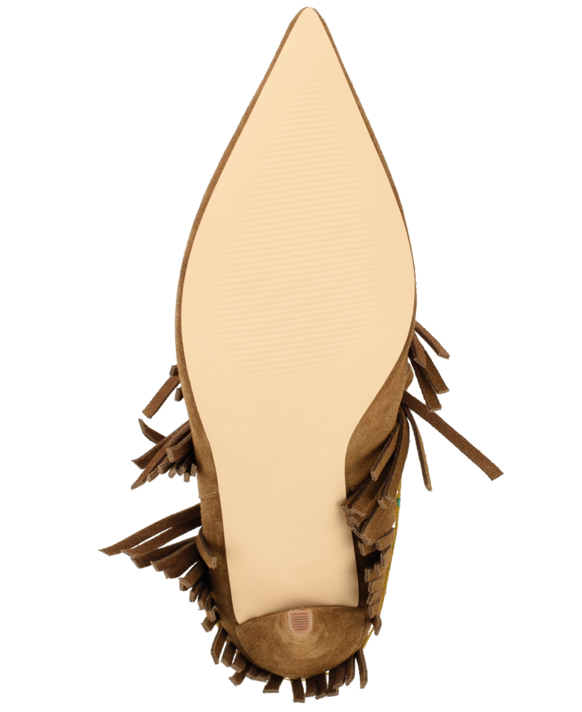 Nine West Women's Carbona Fringe Pointed Toe Stiletto Booties