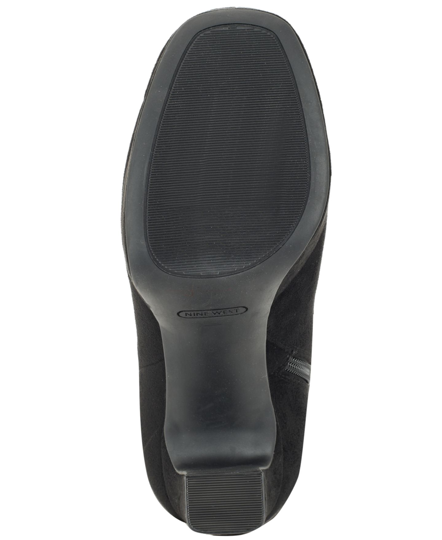 Женские нарядные ботинки Nine West Duane на платформе и устойчивом каблуке, цвет: Чёрный — фото 5