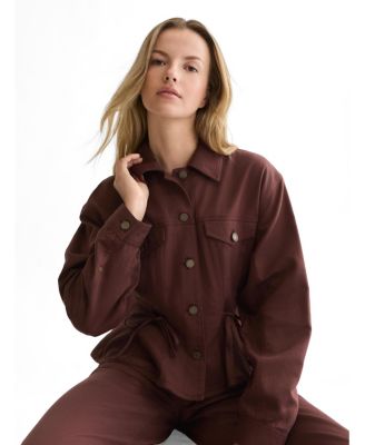 Women's Fitted Lyocell Trucker Jacket