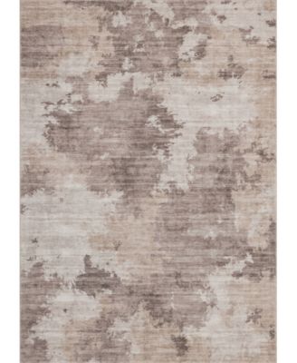 Homewell Machine Washable MET8002 7'10"x9'10" Area Rug