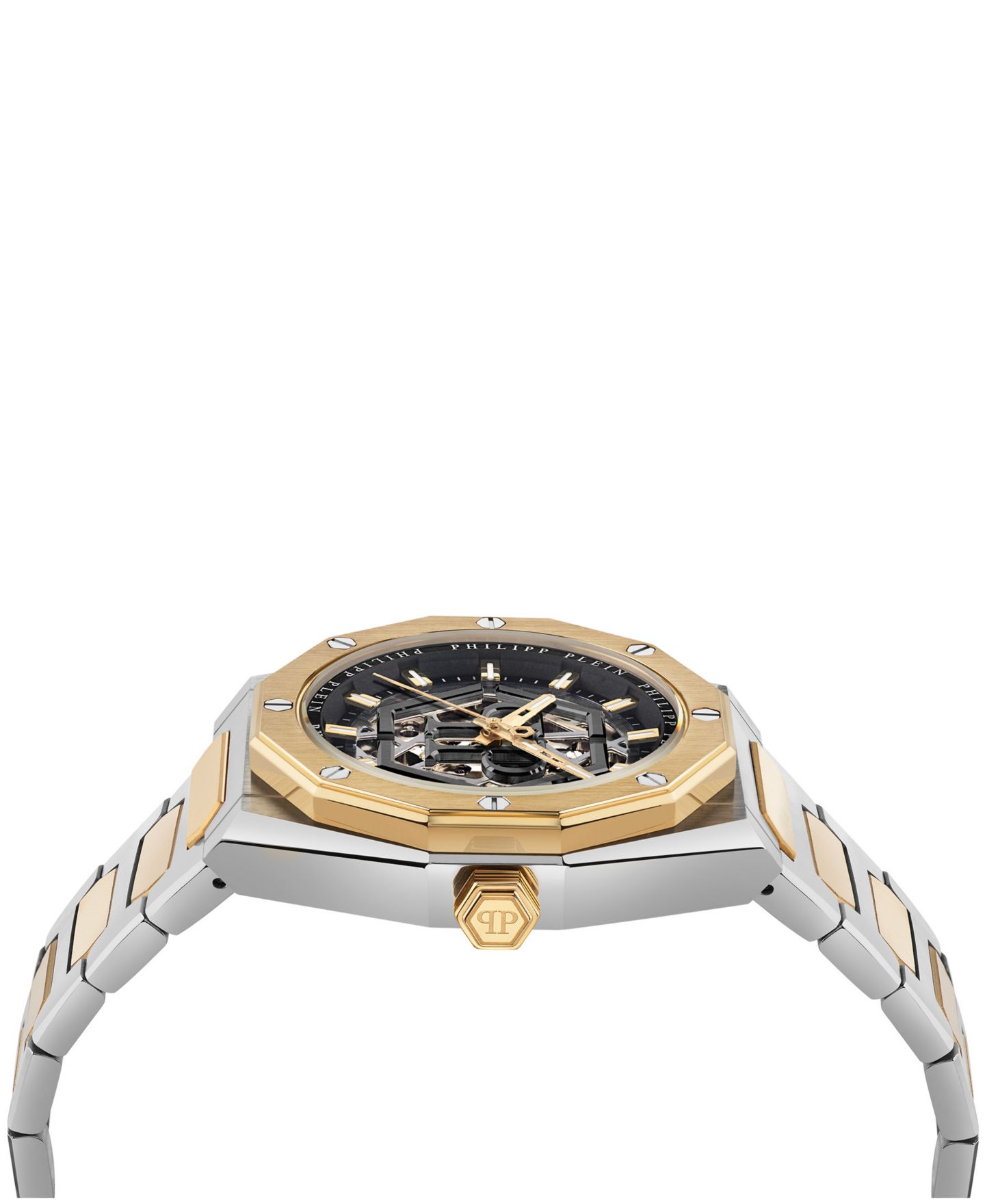 Мужские часы Philipp Plein Deluxe Two-Tone Bracelet Watch 44mm — фото 2