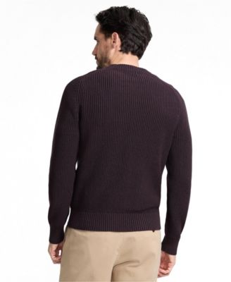 Men's Cotton Drifter Saddle Crewneck Shaker Sweater
