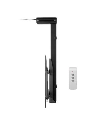 Motorized Flip Down Ceiling TV Mount for 32 to 55 in TVs Max VESA 24 x 16 in Up to 120 lbs