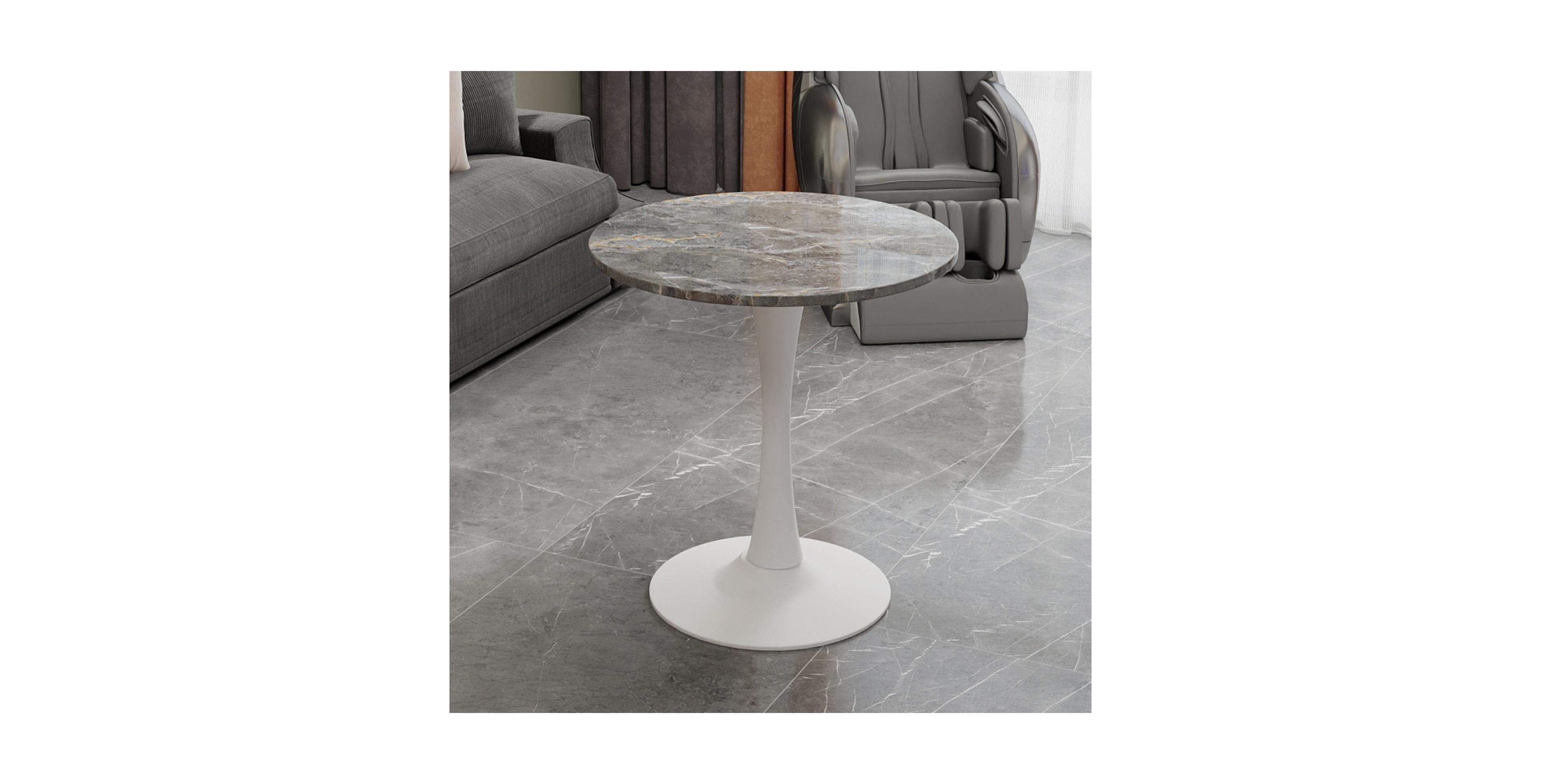Flynama 27.6" Round Marble Vein Coffee Table