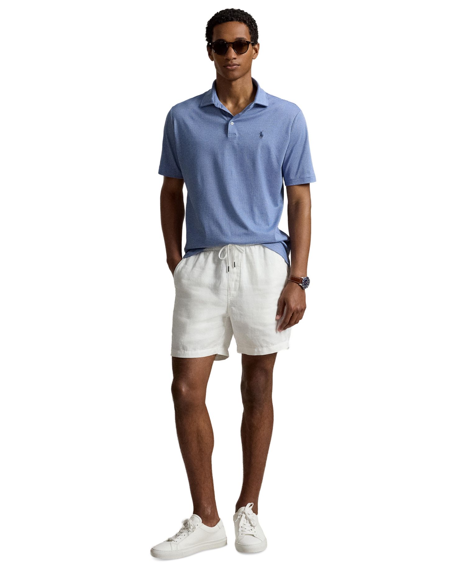 Men's Custom Slim-Fit Soft Cotton Polo Shirt