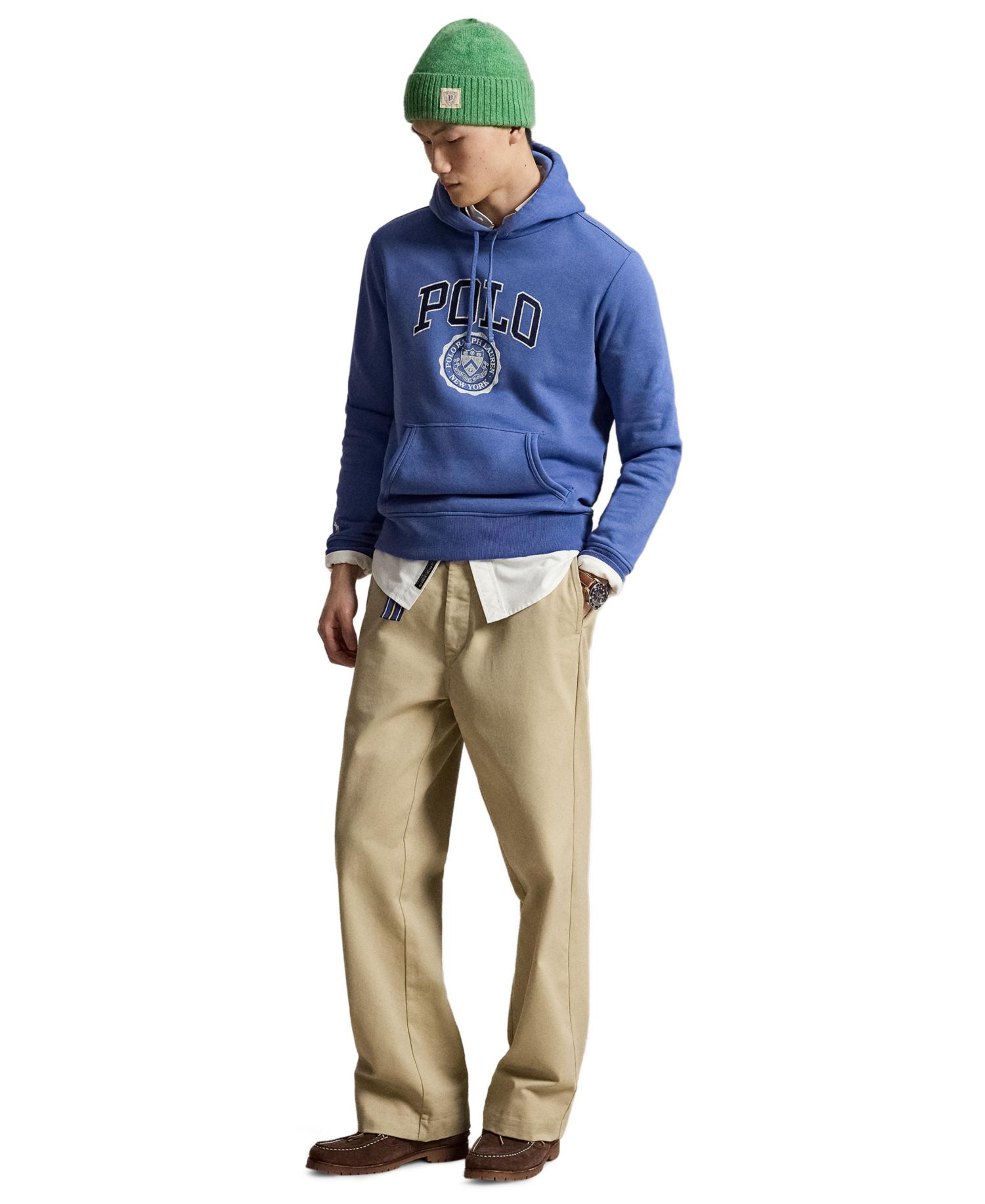 Men's Logo Fleece Regular-Fit Hoodie