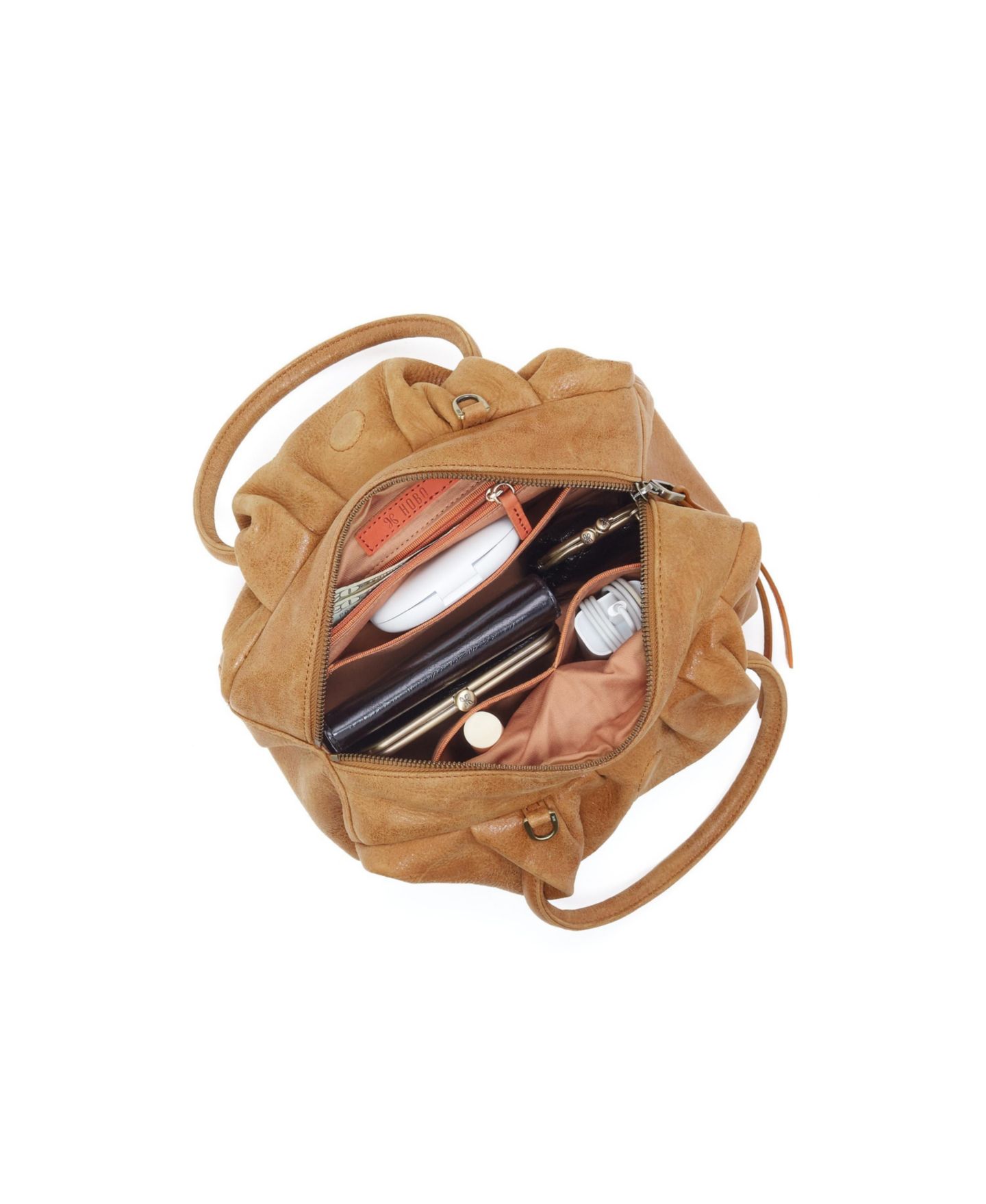 Женская сумка HOBO Darling Small Satchel, цвет: Виски — фото 3