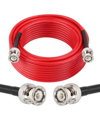 Low Loss 50 Ohm BNC Coaxial Cable Extension for RF Radio Antennas